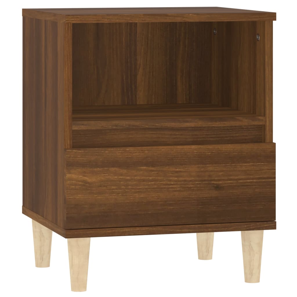 Comodini 2 pz Rovere Marrone 40x35x50 cm - homemem39
