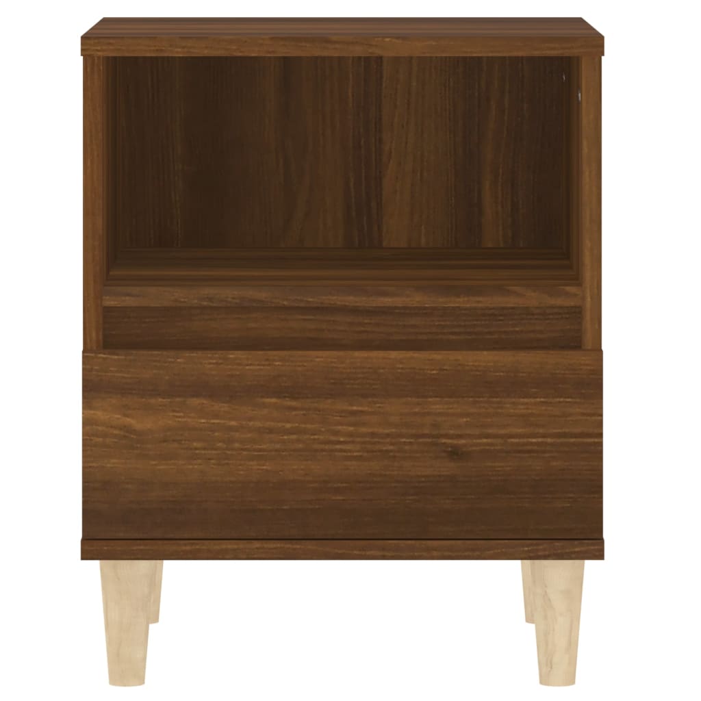 Comodini 2 pz Rovere Marrone 40x35x50 cm - homemem39