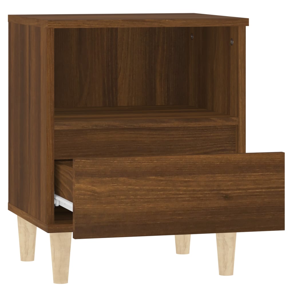 Comodini 2 pz Rovere Marrone 40x35x50 cm - homemem39