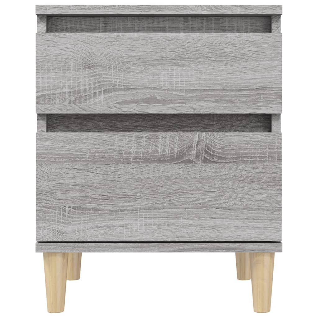 Comodino 2 pz Grigio Sonoma 40x35x50 cm - homemem39