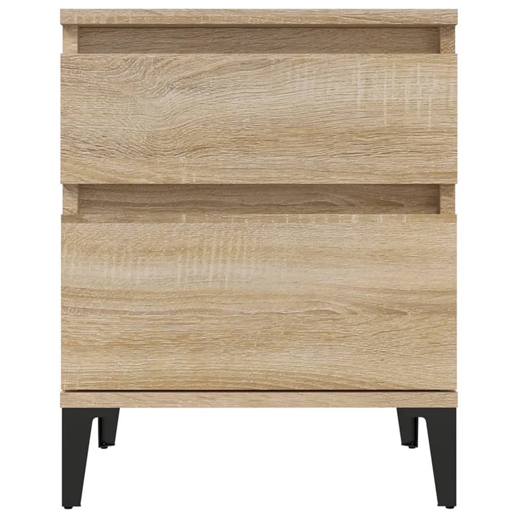 Comodini 2 pz Rovere Sonoma 40x35x50 cm - homemem39