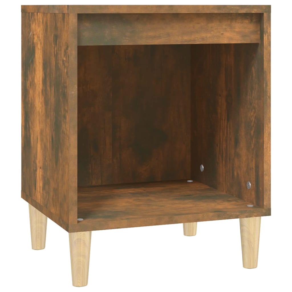 Comodini 2pz Rovere Fumo 40x35x50 cm - homemem39