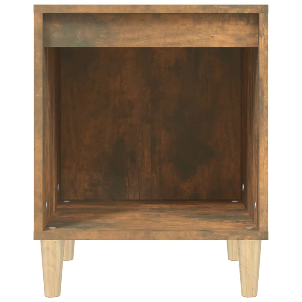 Comodini 2pz Rovere Fumo 40x35x50 cm - homemem39