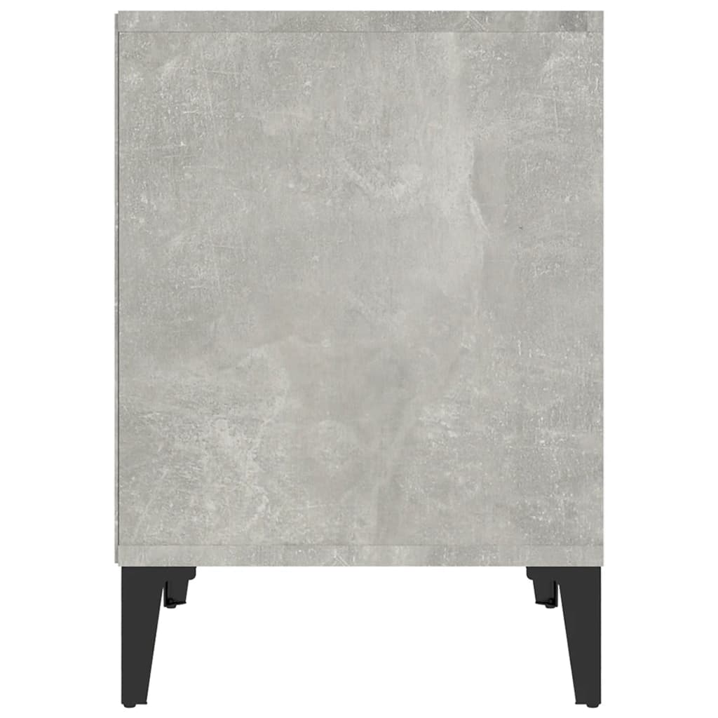 Comodino Grigio Cemento 40x35x50 cm - homemem39