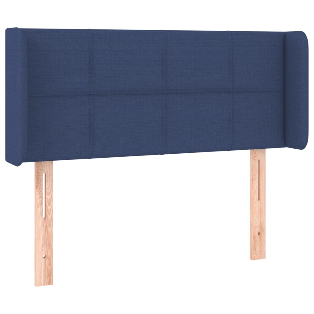 Testiera a LED Blu 83x16x78/88 cm in Tessuto - homemem39