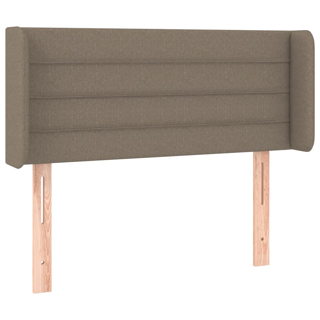 Testiera a LED Tortora 83x16x78/88 cm in Tessuto - homemem39