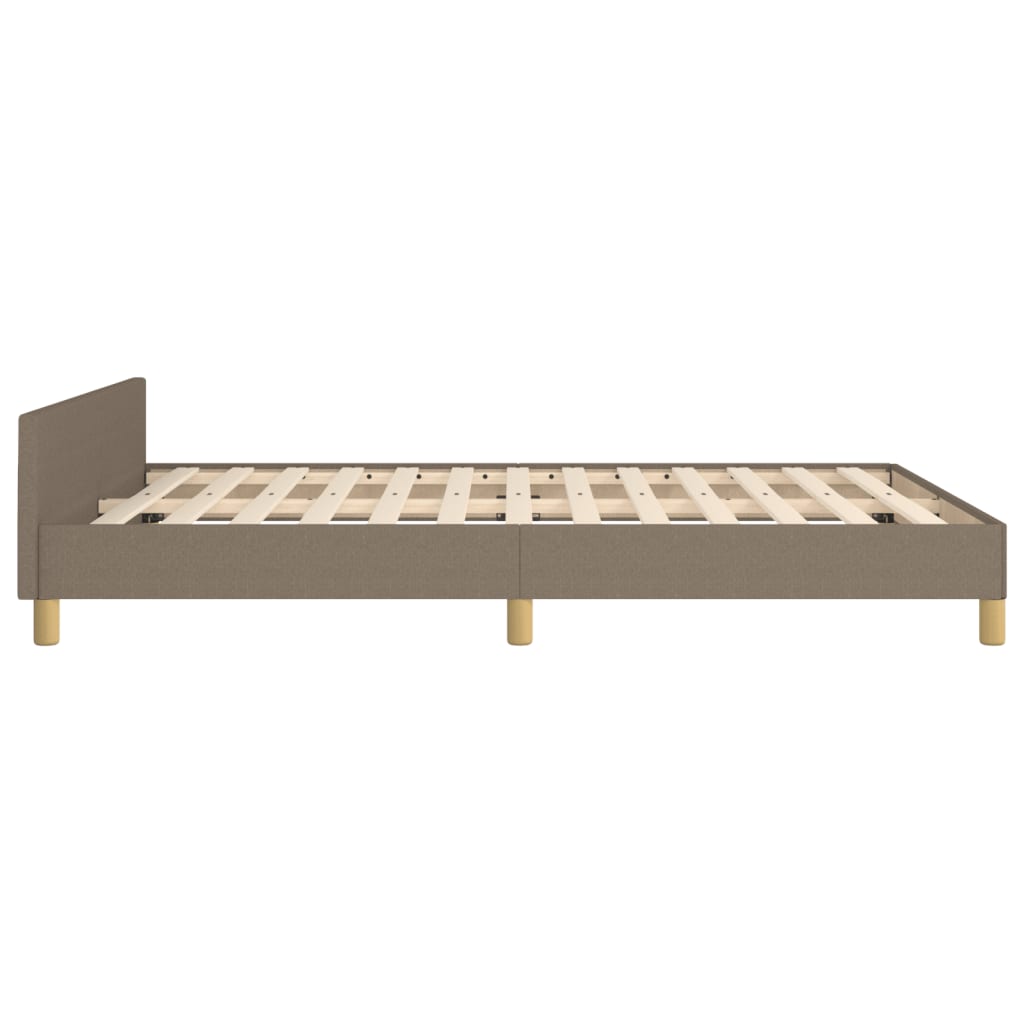 Giroletto senza Materasso Tortora 140x190 cm in Tessuto