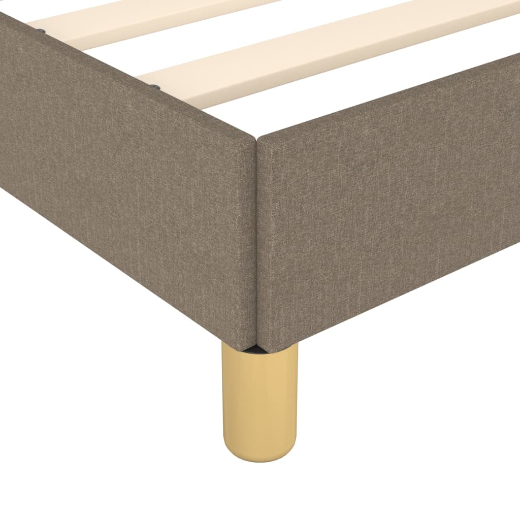 Giroletto senza Materasso Tortora 140x190 cm in Tessuto