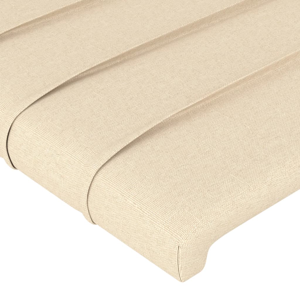 Giroletto senza Materasso Crema 180x200 cm in Tessuto
