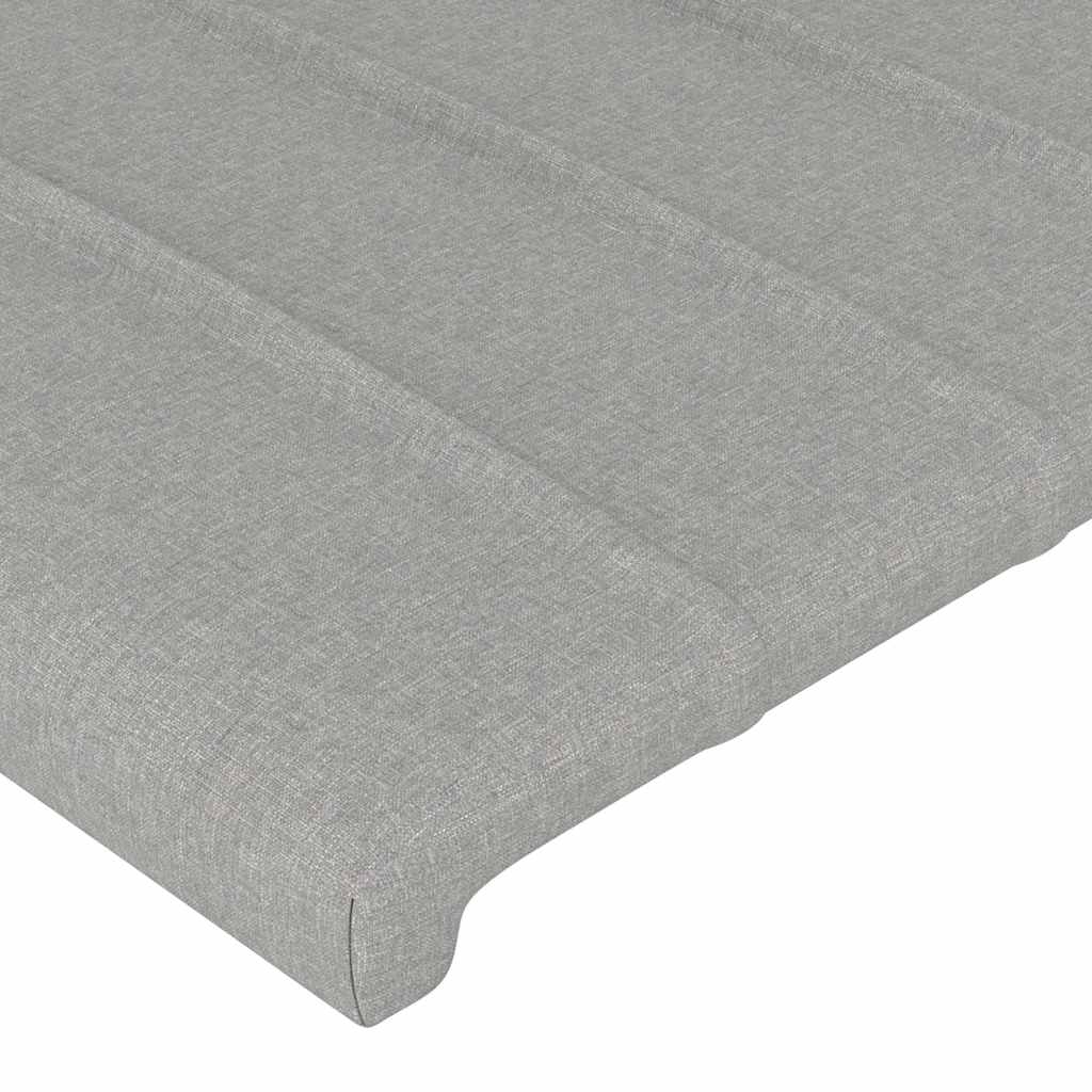 Giroletto senza Materasso Grigio Chiaro 80x200 cm Tessuto