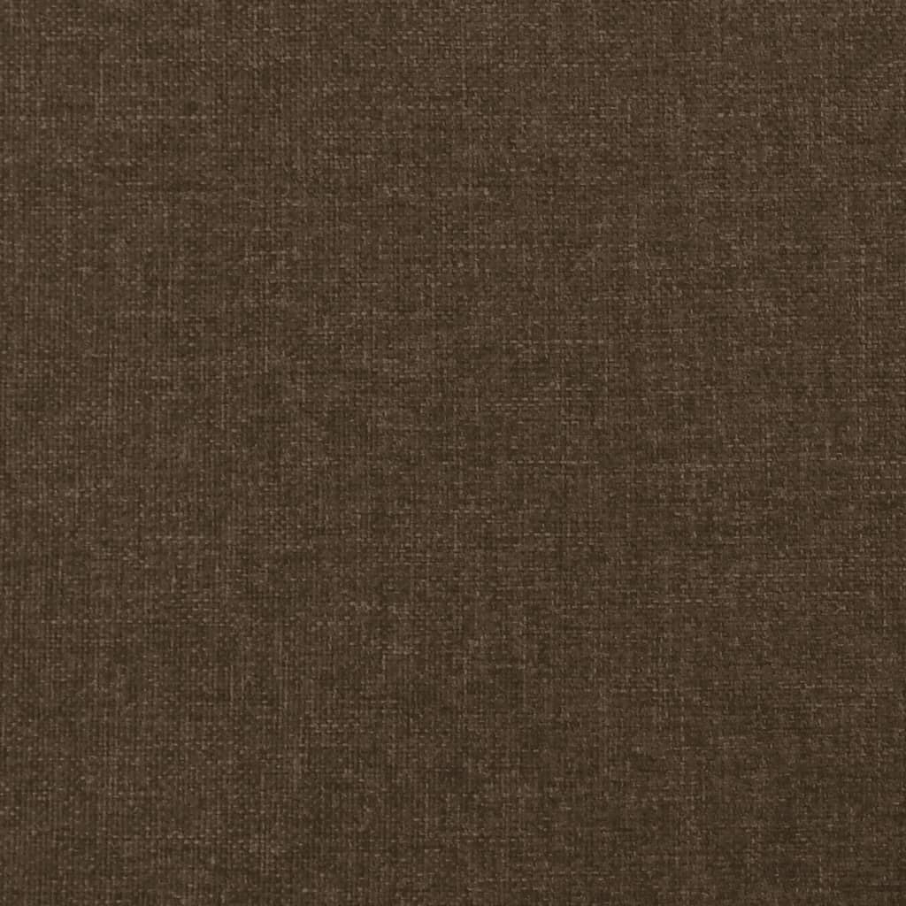 Giroletto senza Materasso Marrone Scuro 90x190 cm Tessuto
