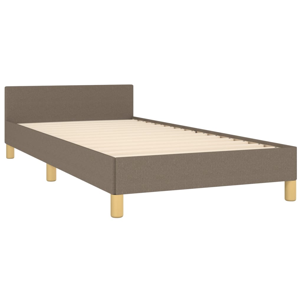 Giroletto senza Materasso Tortora 90x190 cm Tessuto