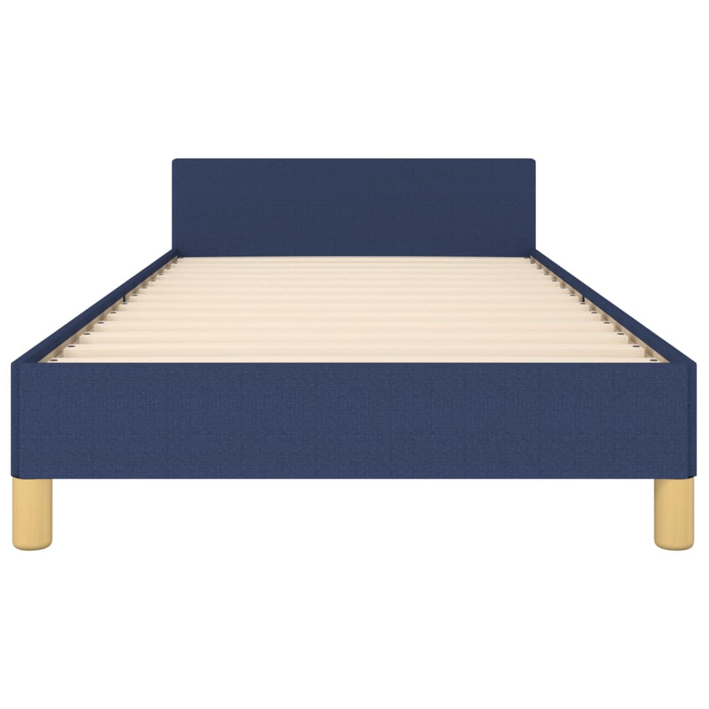 Giroletto senza Materasso Blu 90x190 cm in Tessuto