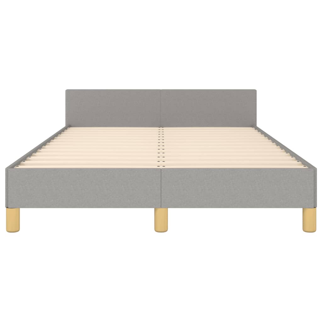 Giroletto senza Materasso Grigio Chiaro 120x200 cm Tessuto