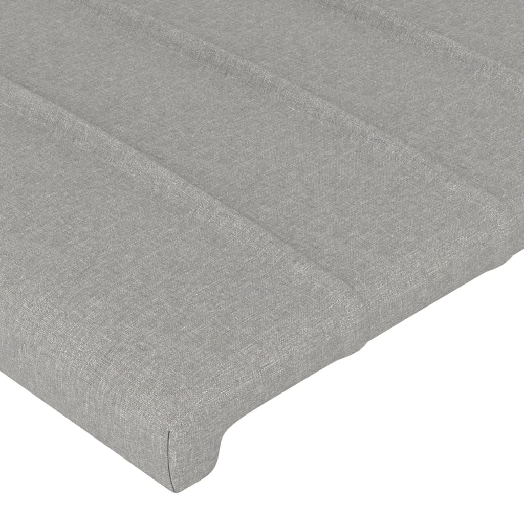 Giroletto senza Materasso Grigio Chiaro 120x200 cm Tessuto