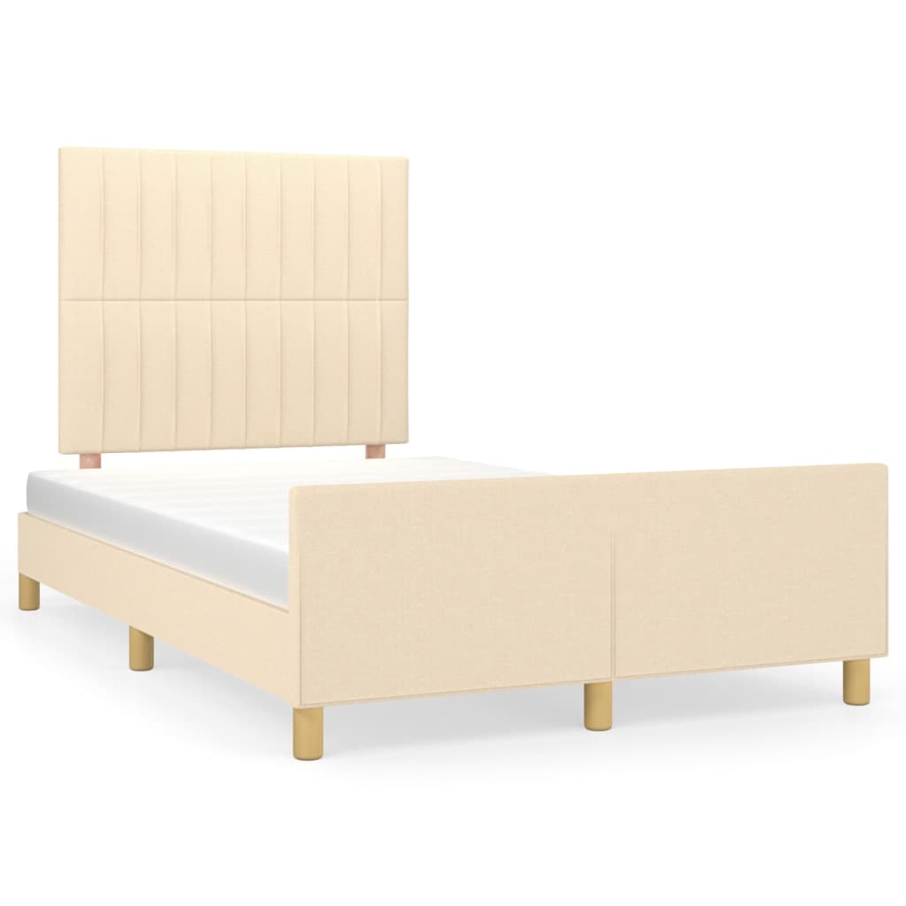 Giroletto senza Materasso Crema 120x200 cm Tessuto