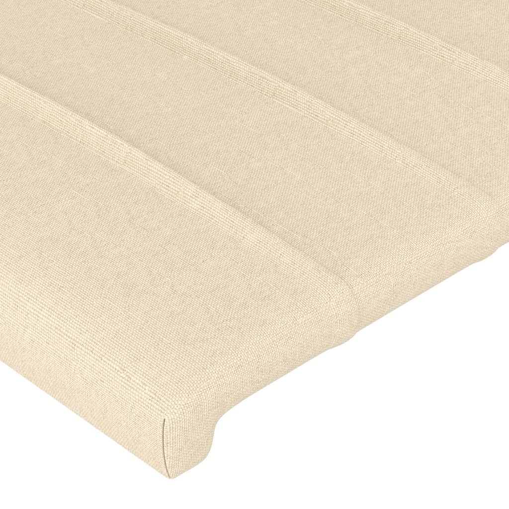 Giroletto senza Materasso Crema 160x200 cm in Tessuto