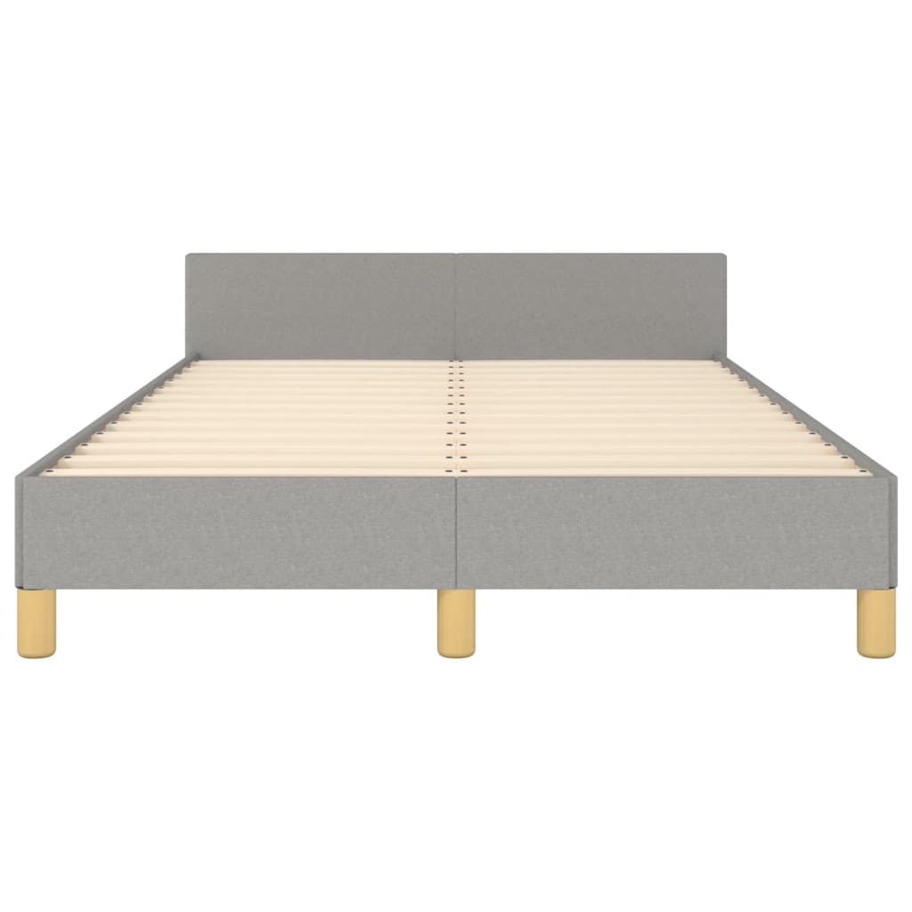 Giroletto senza Materasso Grigio Chiaro 120x200 cm Tessuto