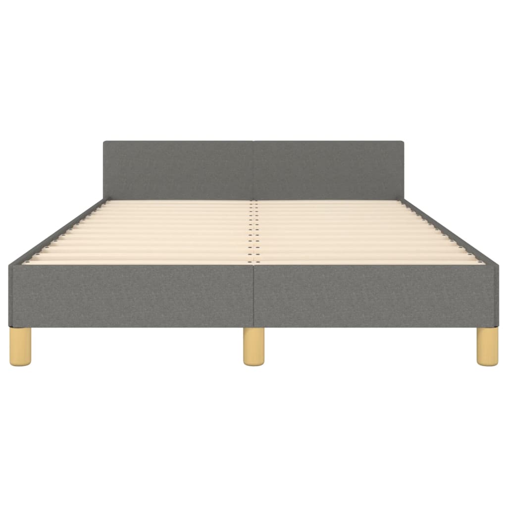 Giroletto senza Materasso Grigio Scuro 120x200 cm Tessuto