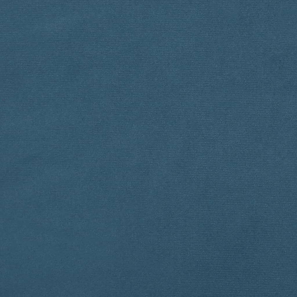 Giroletto senza Materasso Blu Scuro 90x190 cm in Velluto | homemem39