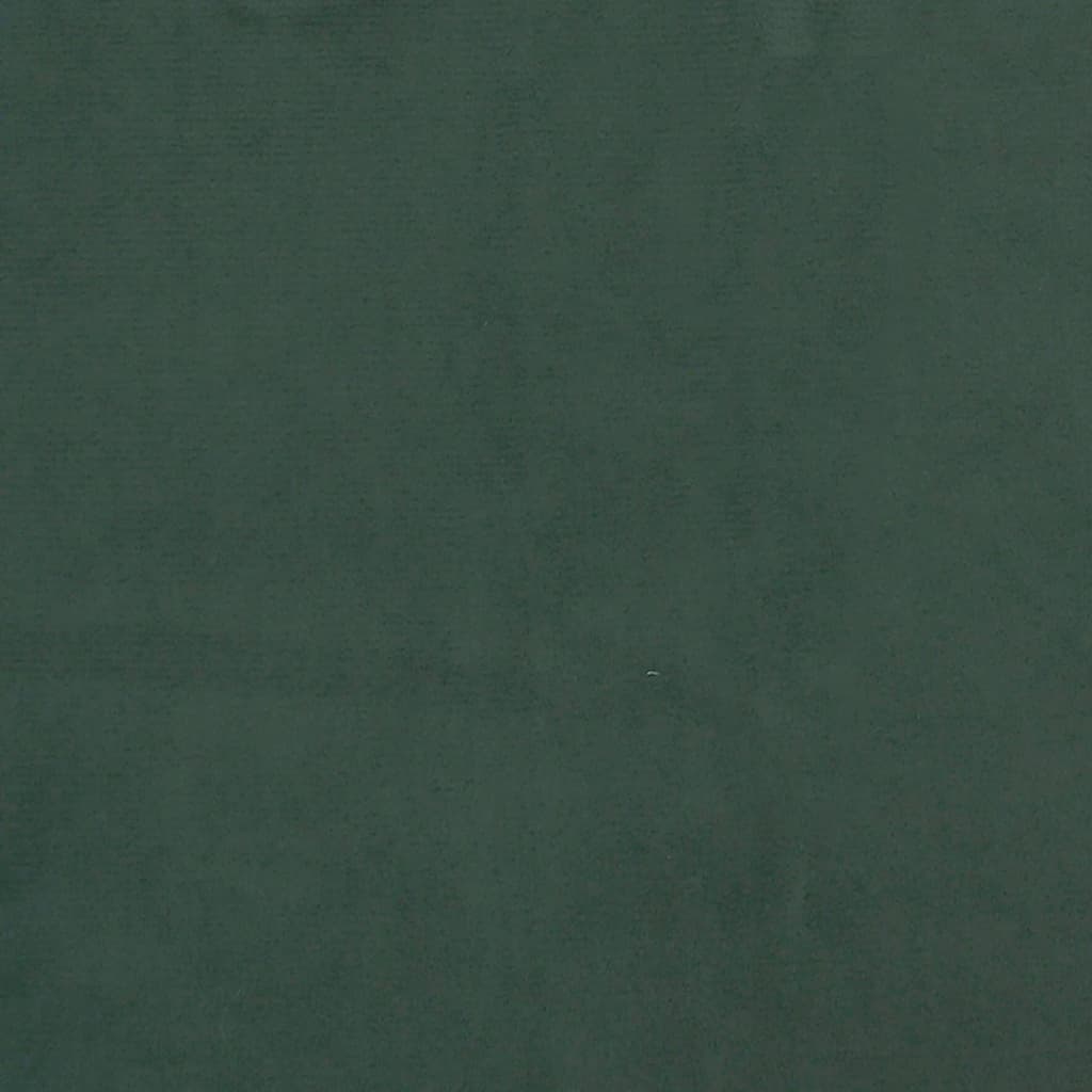Giroletto senza Materasso Verde Scuro 140x190 cm in Velluto | homemem39