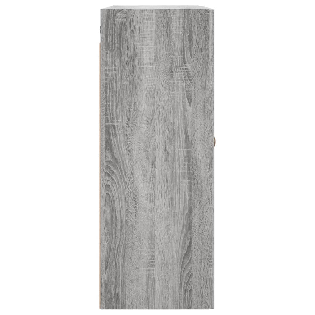 Mobili a Parete 2 pz Grigio Sonoma 69,5x34x90 cm