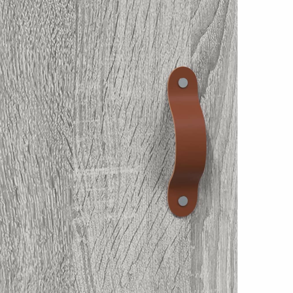 Mobili a Parete 2 pz Grigio Sonoma 69,5x34x90 cm