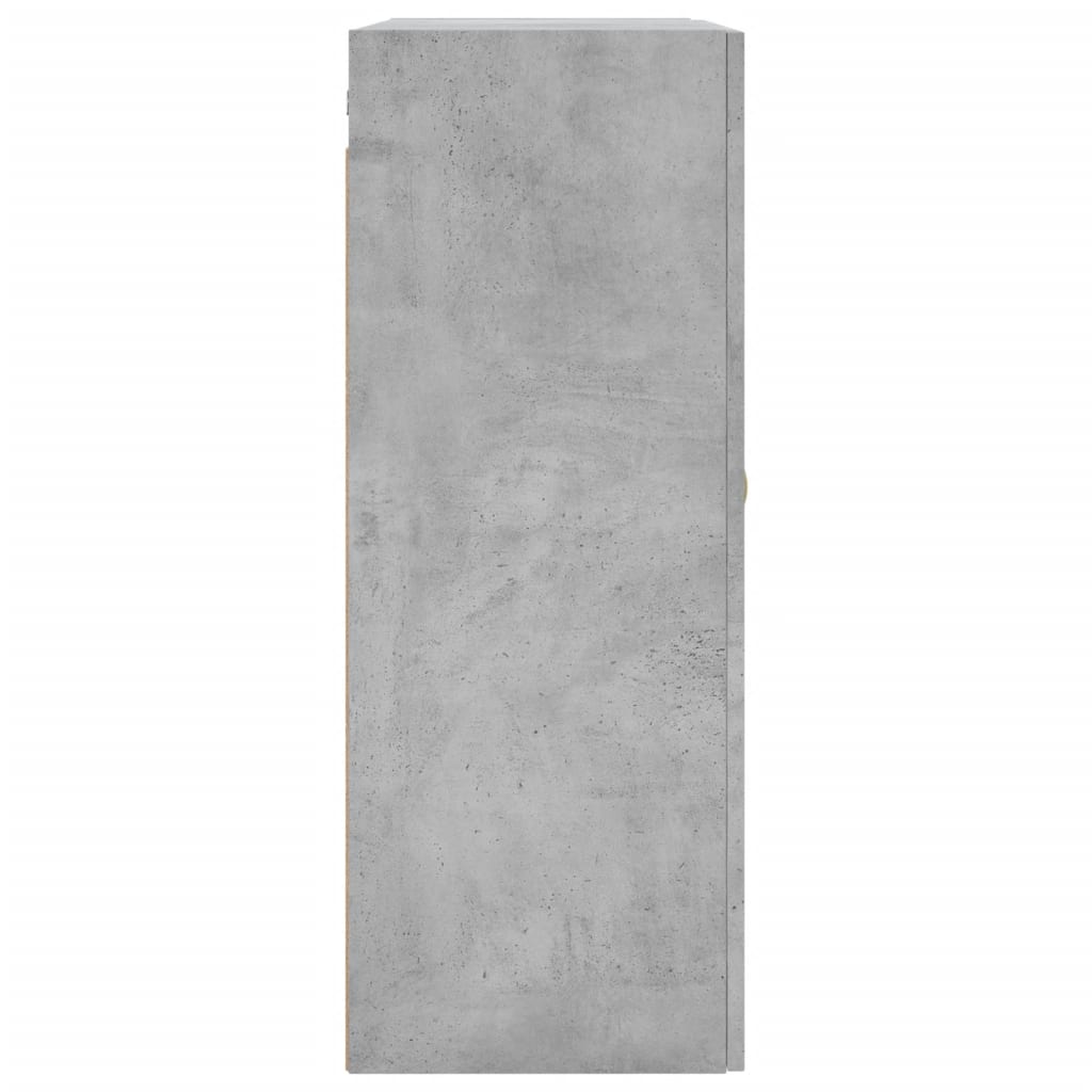 Mobili a Parete 2 pz Grigio Cemento 69,5x34x90 cm