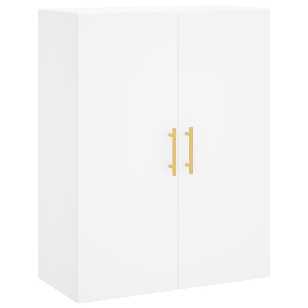 Mobili a Parete 2 pz Bianchi 69,5x34x90 cm