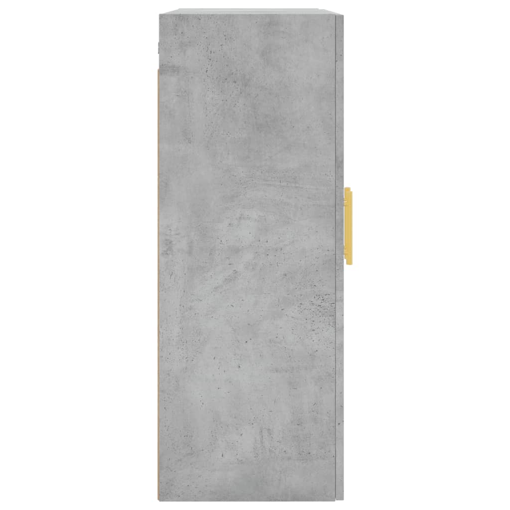 Mobili a Parete 2 pz Grigio Cemento 69,5x34x90 cm