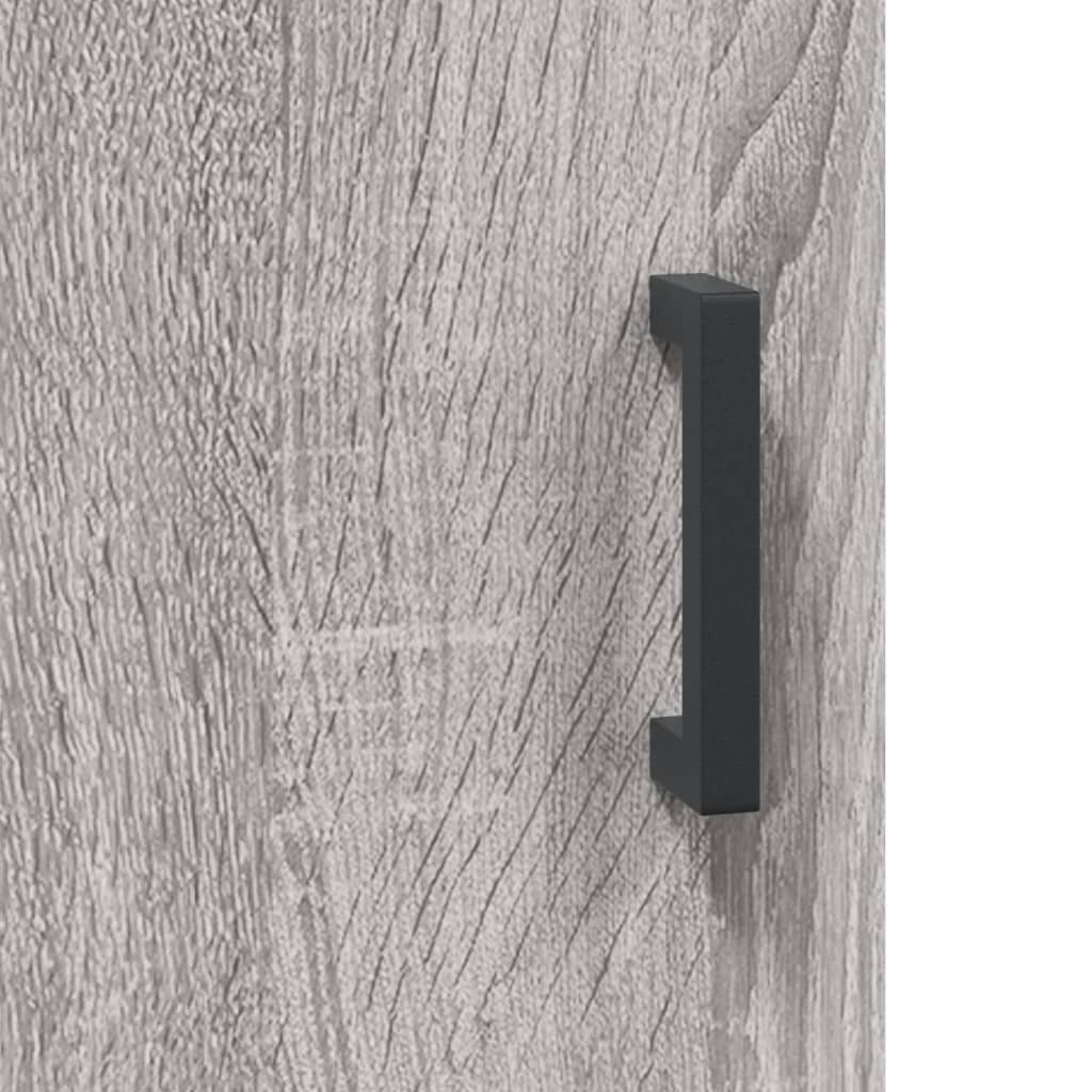 Mobili a Parete 2 pz Grigio Sonoma 69,5x34x90 cm