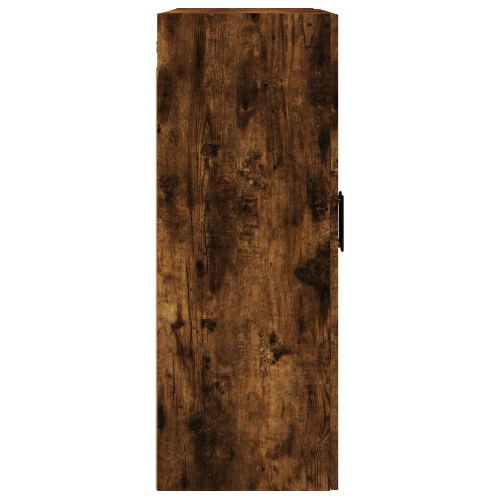 Mobili a Parete 2 pz Rovere Fumo 69,5x34x90 cm