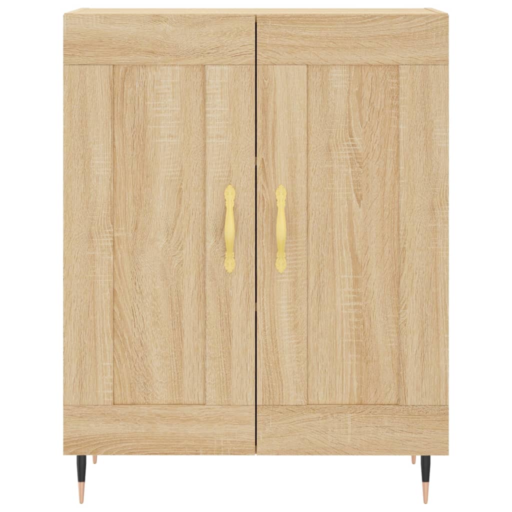 Credenza Rovere Sonoma 69,5x34x180 cm in Legno Multistrato