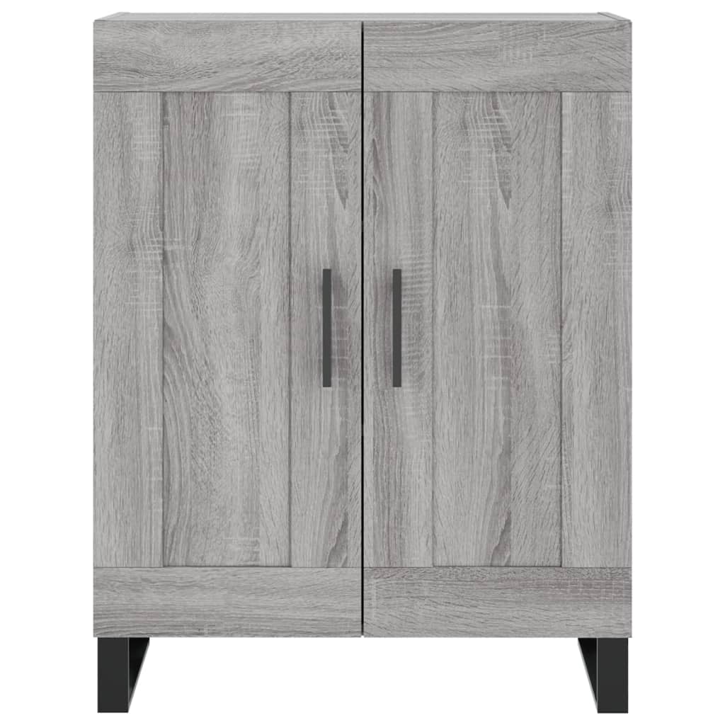 Credenza Grigio Sonoma 69,5x34x180 cm in Legno Multistrato
