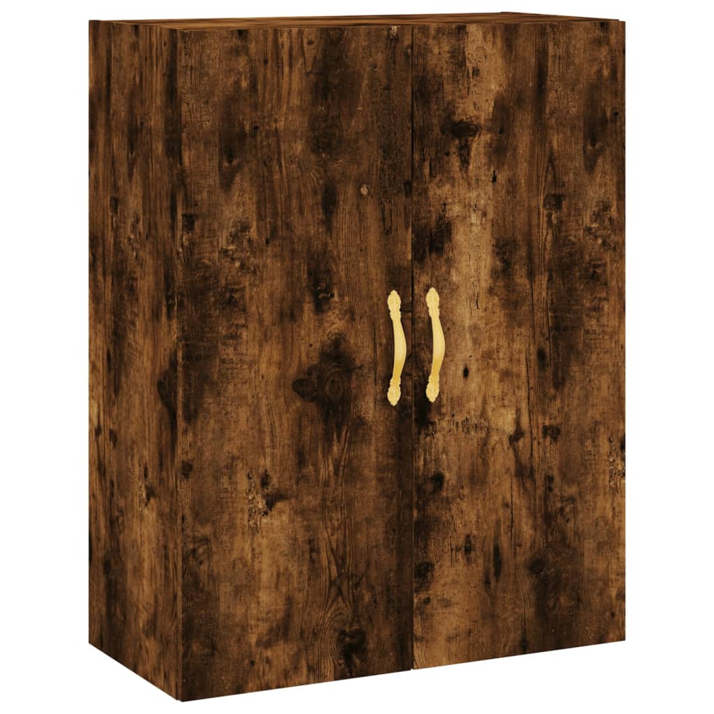 Credenza Rovere Fumo 69,5x34x180 cm in Legno Multistrato
