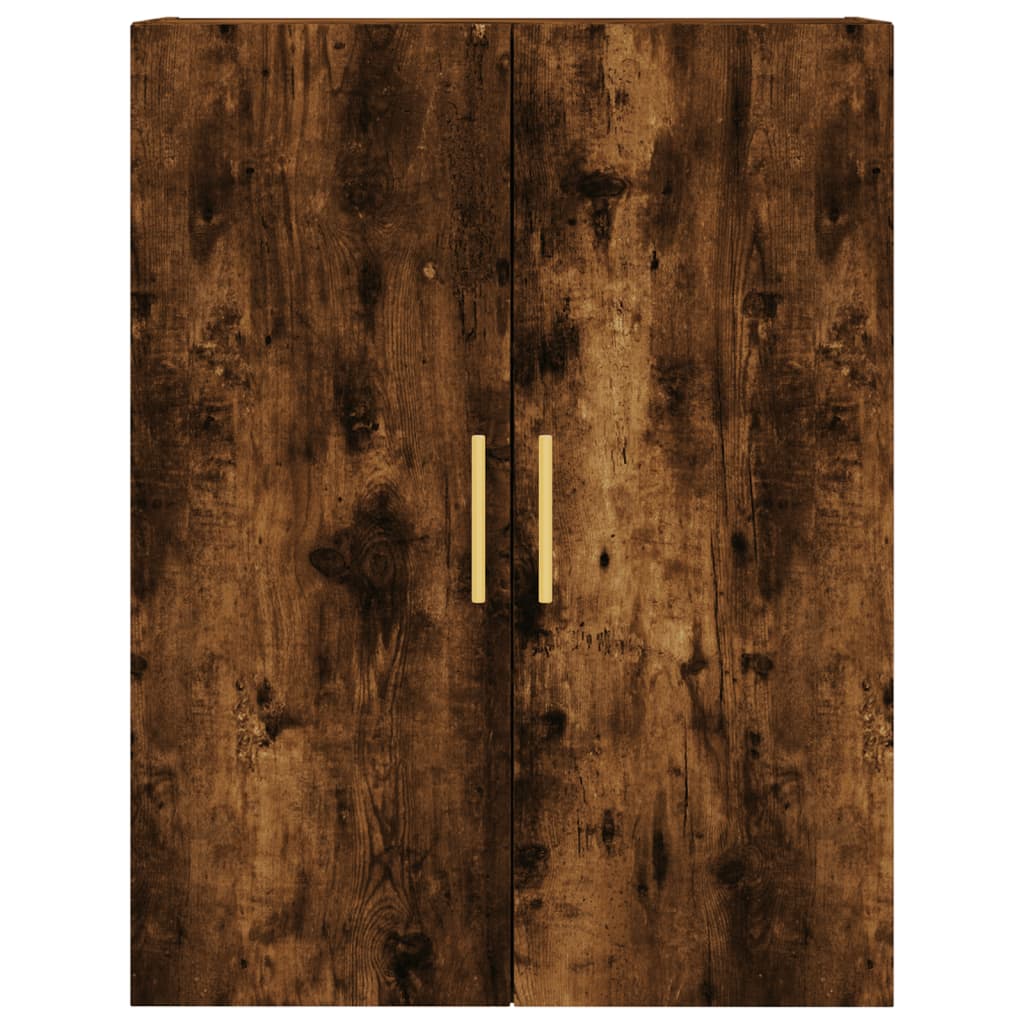 Credenza Rovere Fumo 69,5x34x180 cm in Legno Multistrato