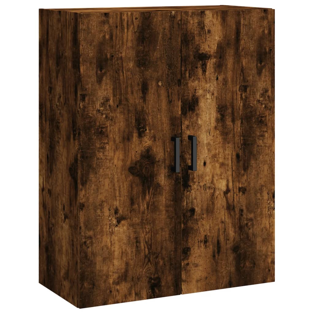 Credenza Rovere Fumo 69,5x34x180 cm in Legno Multistrato