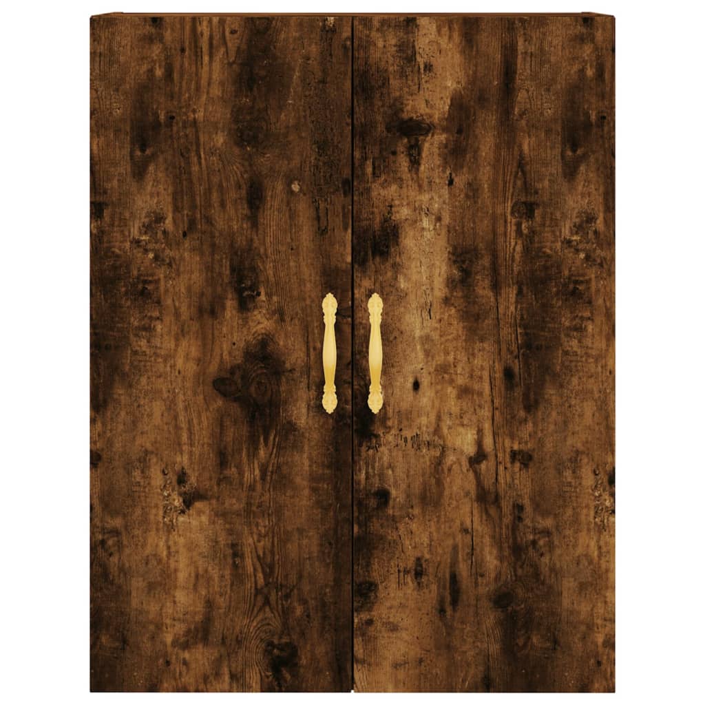 Credenza Rovere Fumo 69,5x34x180 cm in Legno Multistrato