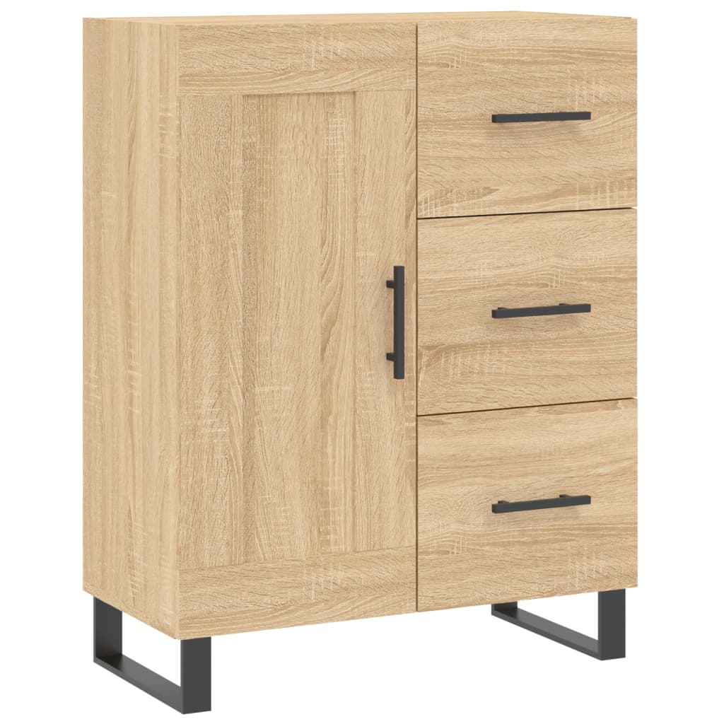 Credenza Rovere Sonoma 69,5x34x180 cm in Legno Multistrato