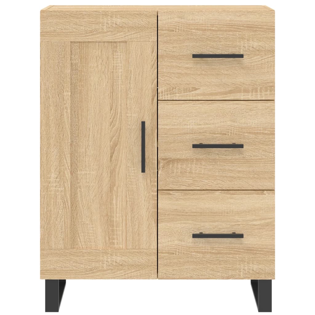 Credenza Rovere Sonoma 69,5x34x180 cm in Legno Multistrato