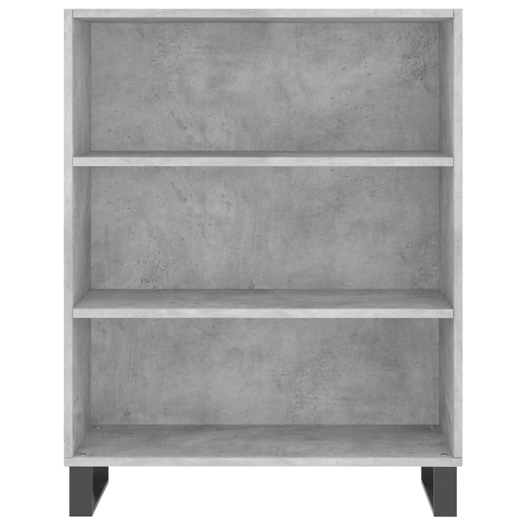 Credenza Grigio Cemento 69,5x34x180 cm in Legno Multistrato - homemem39