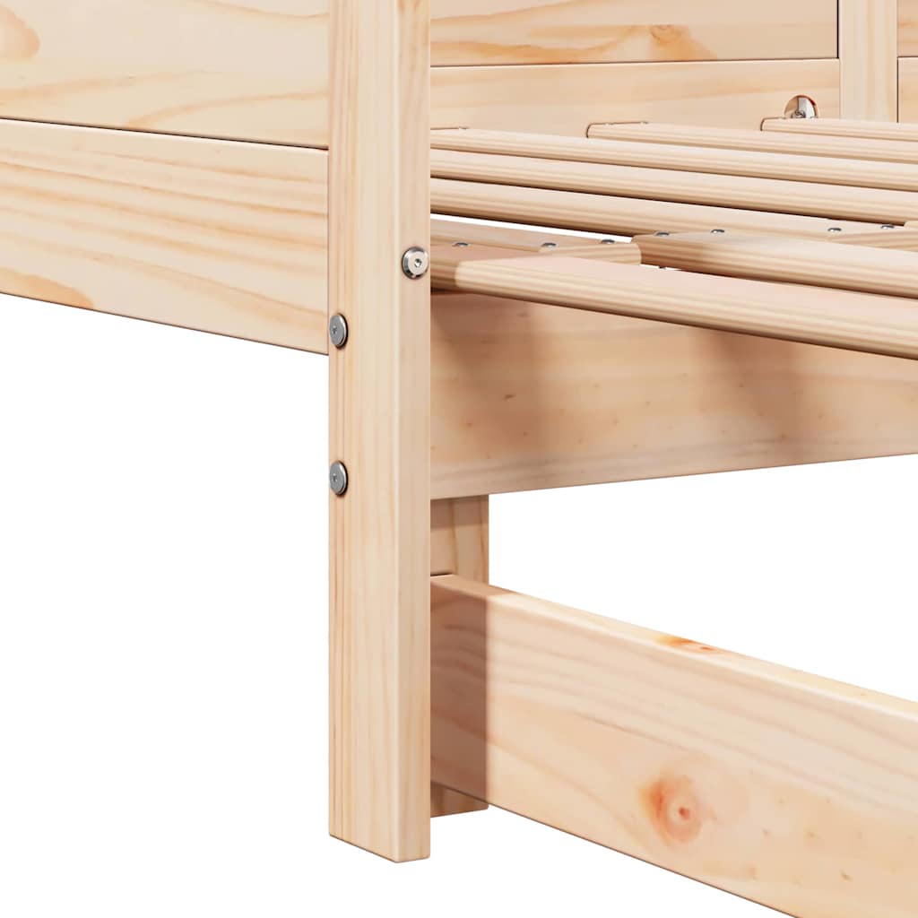 Letto Giorno Estraibile Marrone 203.5 x 184 x 56.5 cm