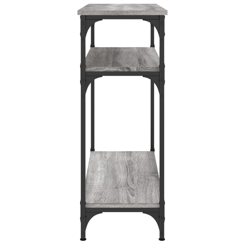 Tavolino Consolle Grigio Sonoma 75x29x75cm in Legno Multistrato - homemem39