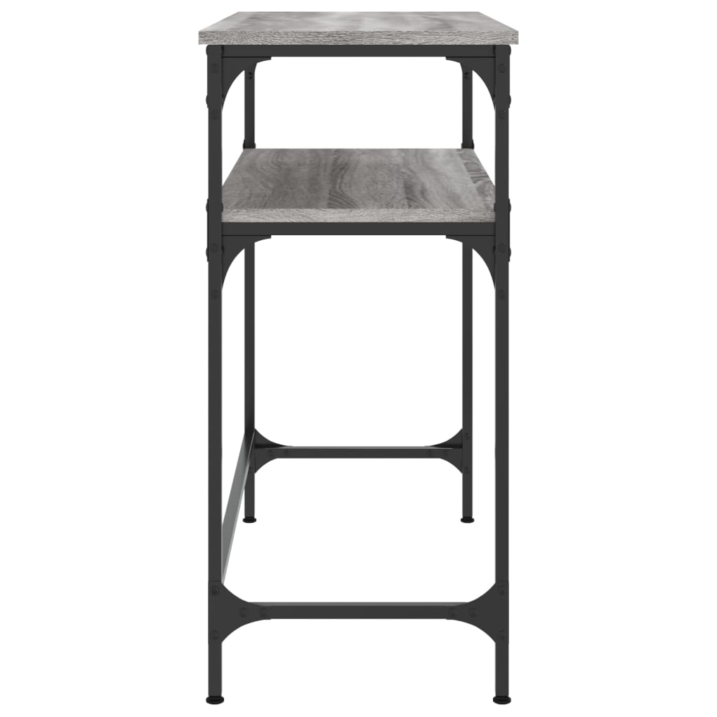 Tavolino Consolle Grigio Sonoma 75x35,5x75 cm Legno Multistrato - homemem39
