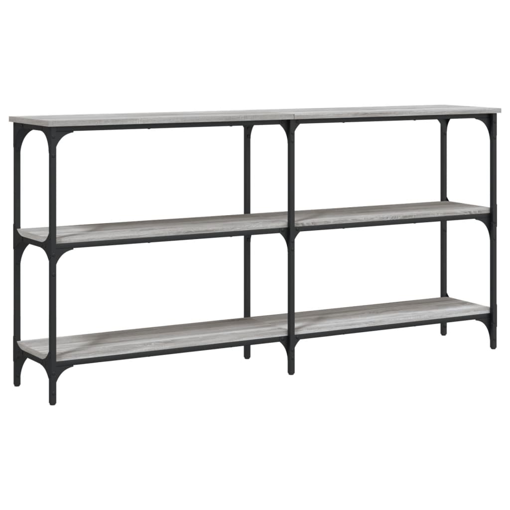 Tavolo Consolle Grigio Sonoma 150x29x75 cm in Legno Multistrato - homemem39