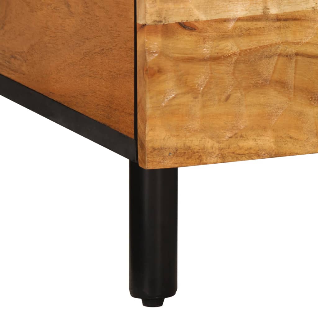 Tavolino da Salotto 80x50x40 cm Legno Massello di Acacia | homemem39