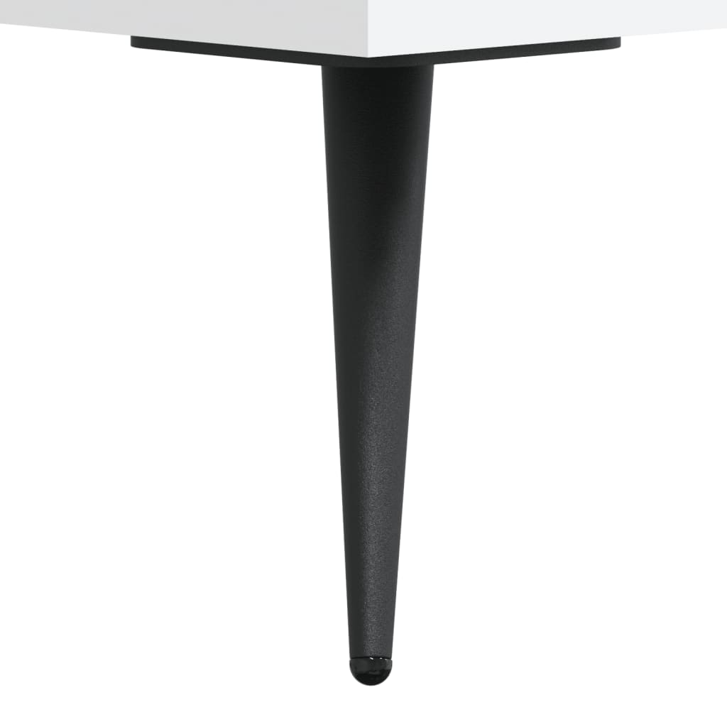 Credenza Bianca 90x34x80 cm in Legno Multistrato | homemem39