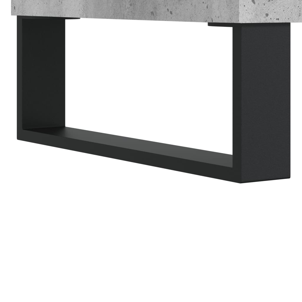 Credenza Grigio Cemento 90x34x80 cm in Legno Multistrato | homemem39