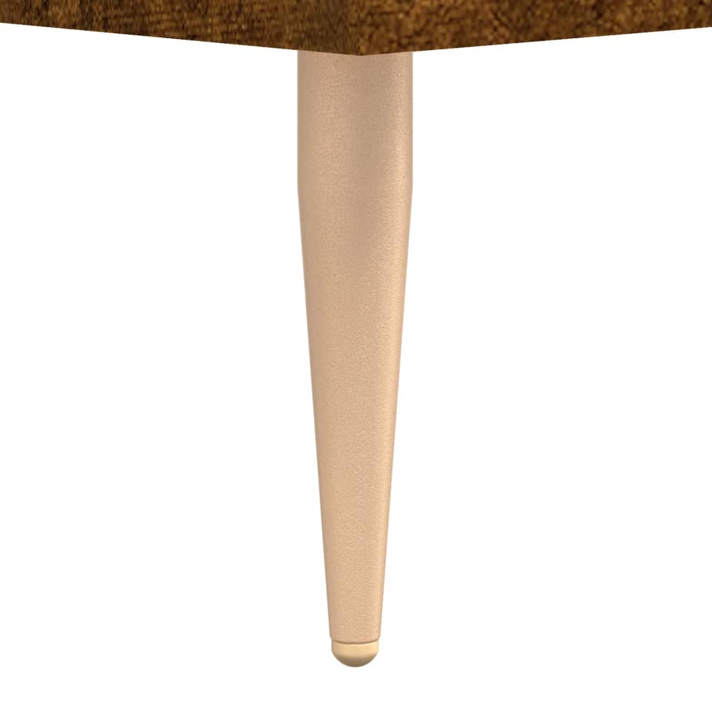 Tavolini Salotto 2 pz Rovere Fumo 50x50x40cm Legno Multistrato