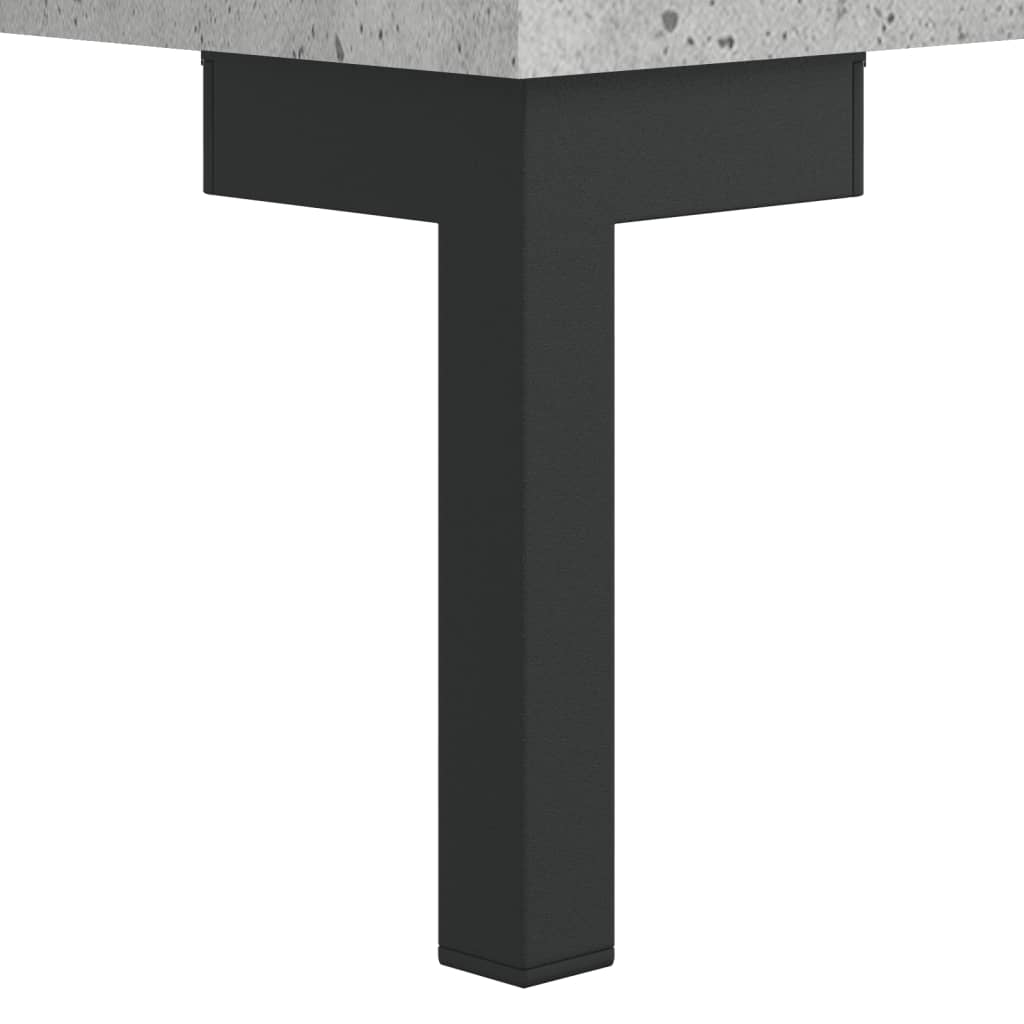 Tavolini Salotto 2pz Grigio Cemento 50x50x40 Legno Multistrato | homemem39